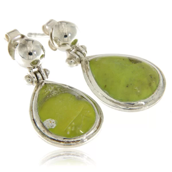 Cercei Argint 925 Opal verde Natural - Eleganta si Rasfat pentru Spirit