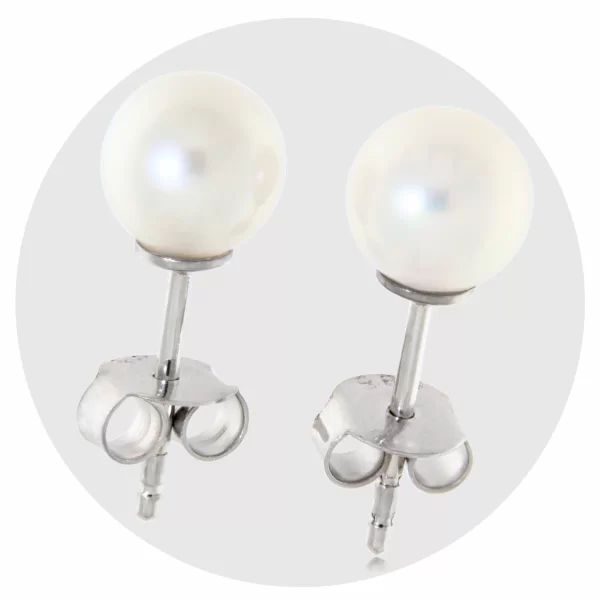 Cercei Aur 14K cu Perla Naturala de Cultura - Eleganta Clasica