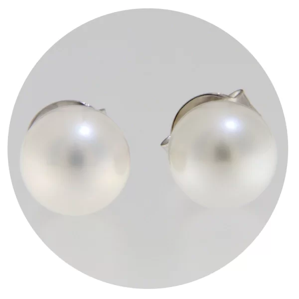 Cercei Aur 14K cu Perla Naturala de Cultura - Eleganta Clasica