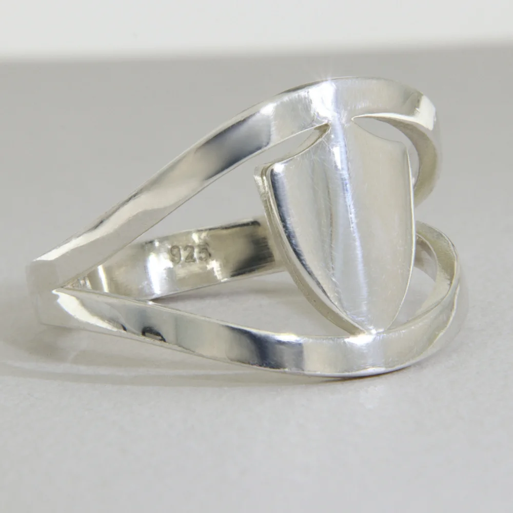 Inel Argint 925 Blazon Scut | Forta si Identitate