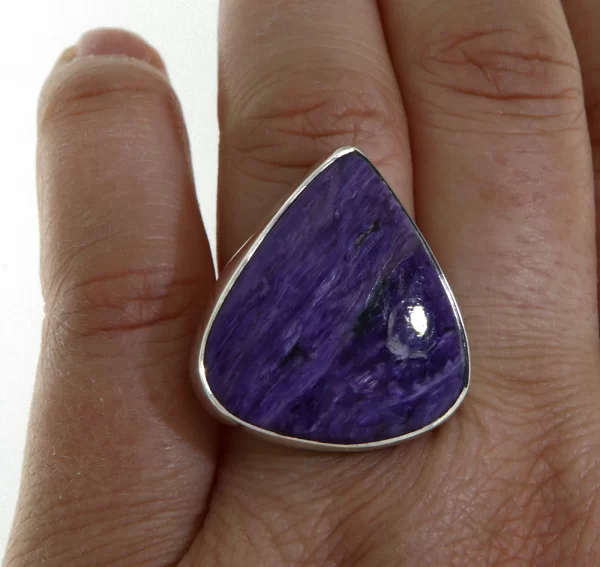 Inel Argint 925 Charoit Natural - Eleganta Violeta