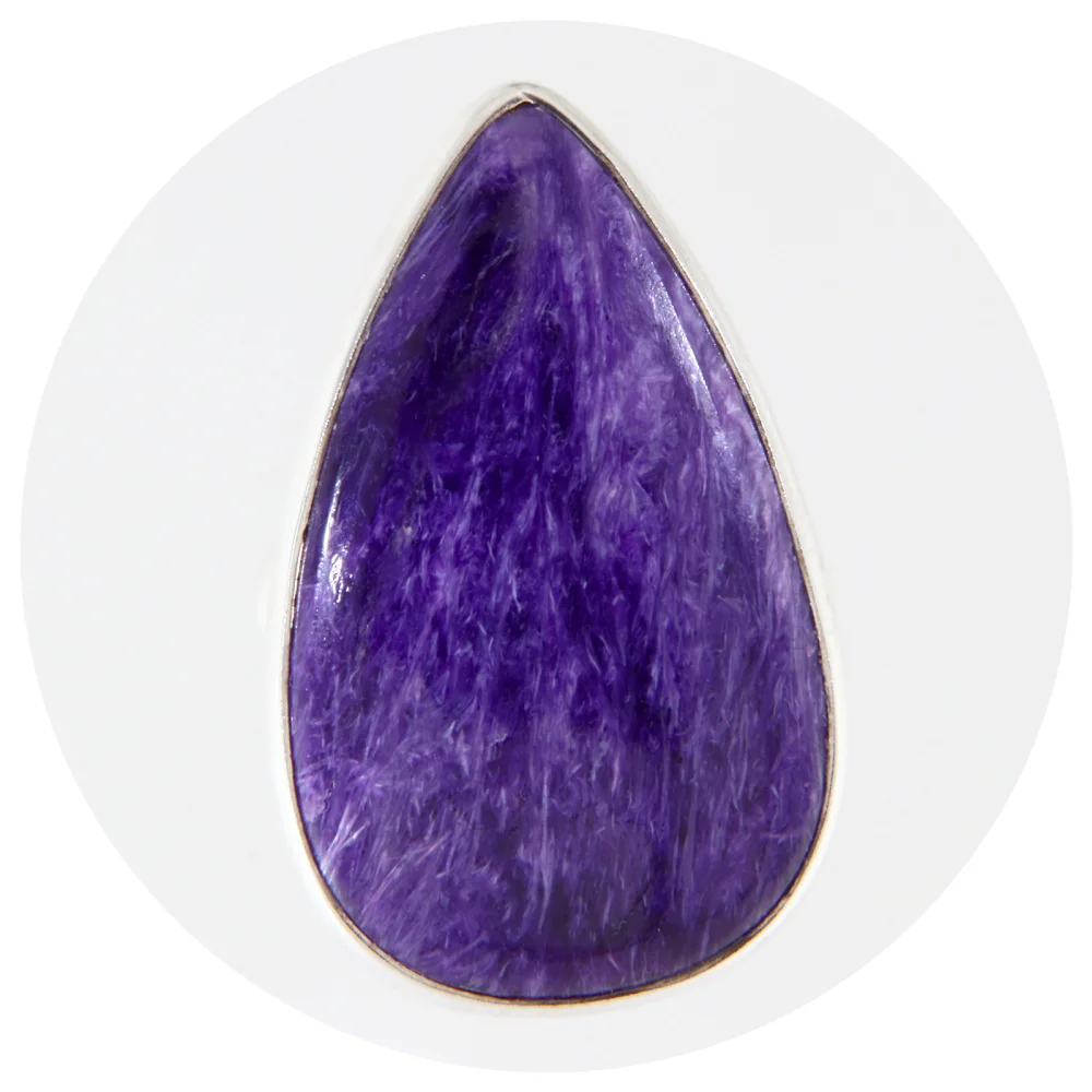 Inel Argint 925 Charoit Natural - Eleganta Violeta