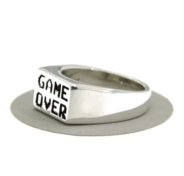 Inel Argint 925 Game Over - Finalul Jocului Inceputul Stilului