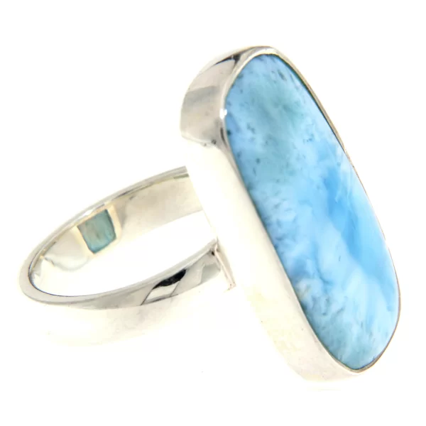 Inel Argint 925 Larimar natural - Prospetime Oceanica