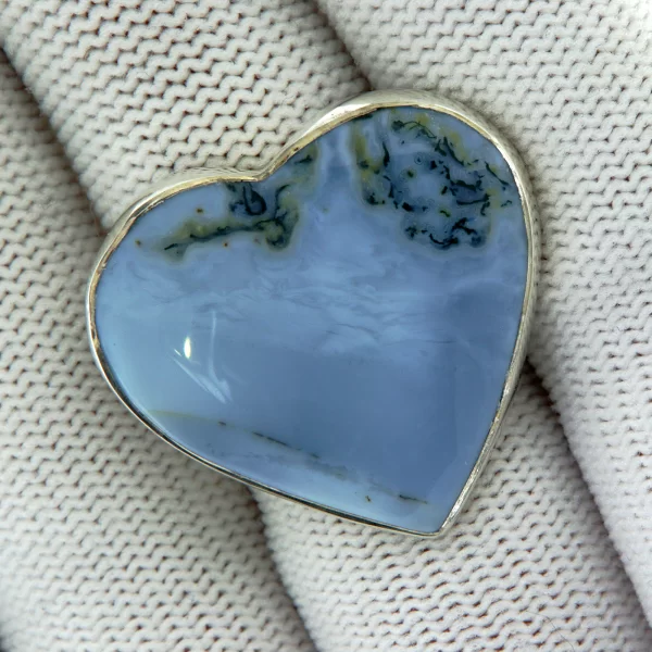 Inel Argint 925 Opal albastru Natural - Eleganta si Stralucire Oceanica