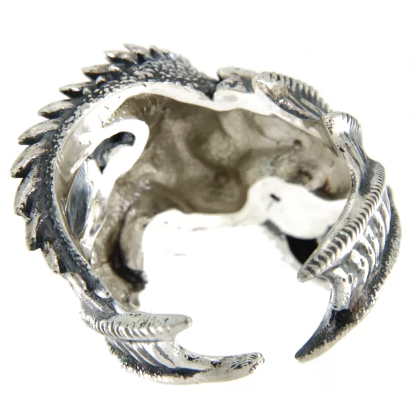 Inel Argint 925 Sculptat Forta Dragonului