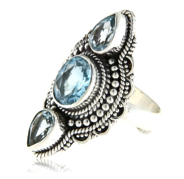 Inel Argint 925 Topaz Natural - Stralucire si Claritate