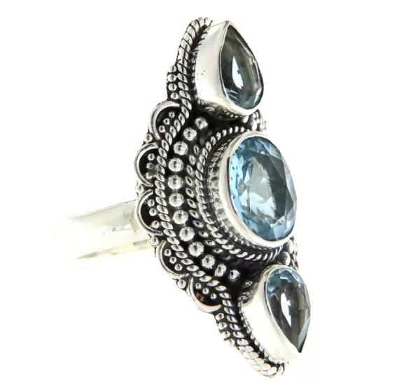 Inel Argint 925 Topaz Natural - Stralucire si Claritate