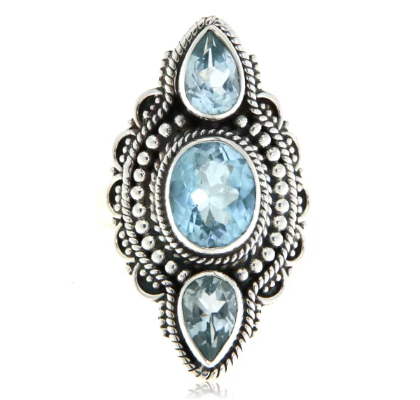 Inel Argint 925 Topaz Natural - Stralucire si Claritate