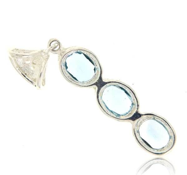 Pandant Argint 925 Topaz - Stralucire Azurie
